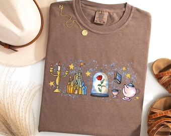 Disney Princess T-shirt, Tale as Old as Time, Retro Disney Tee, Beauty and the Beast, Disney Princess Shirt, Belle Shirt, Comfort Colors