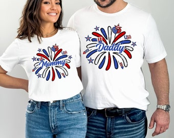 Patriotic Family Shirts, America Shirt, 4th Of July Shirt, Celebration Shirt, Personalized Shirt, USA Shirt, Fireworks Shirt