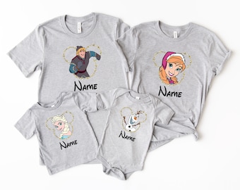 Custom Frozen Shirt, Disney Tee, Frozen Sisters Tee, Disney Princess Sweatshirt, Frozen Birthday Gift, Elsa Shirt, Anna Shirt, Olaf Shirt