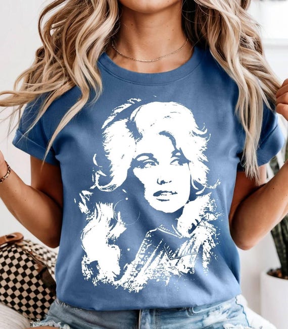 Vintage Dolly Parton Comfort Colors Graphic Shirt, Retro Dolly Western Tee, Country Music Singer Tee, Western Songs Fan Country Music Tee