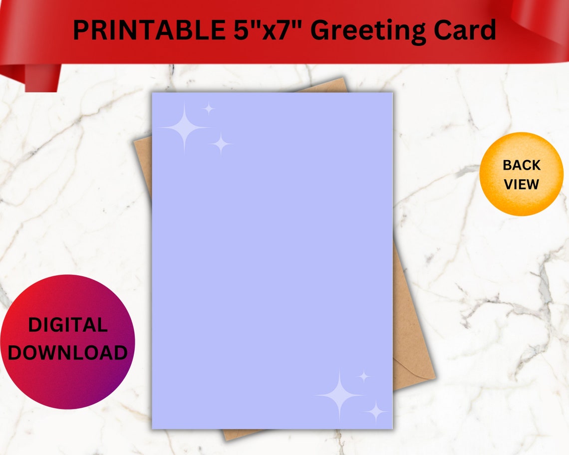 Happy Birthday Digital Printable Card Printable Card Digital Download ...