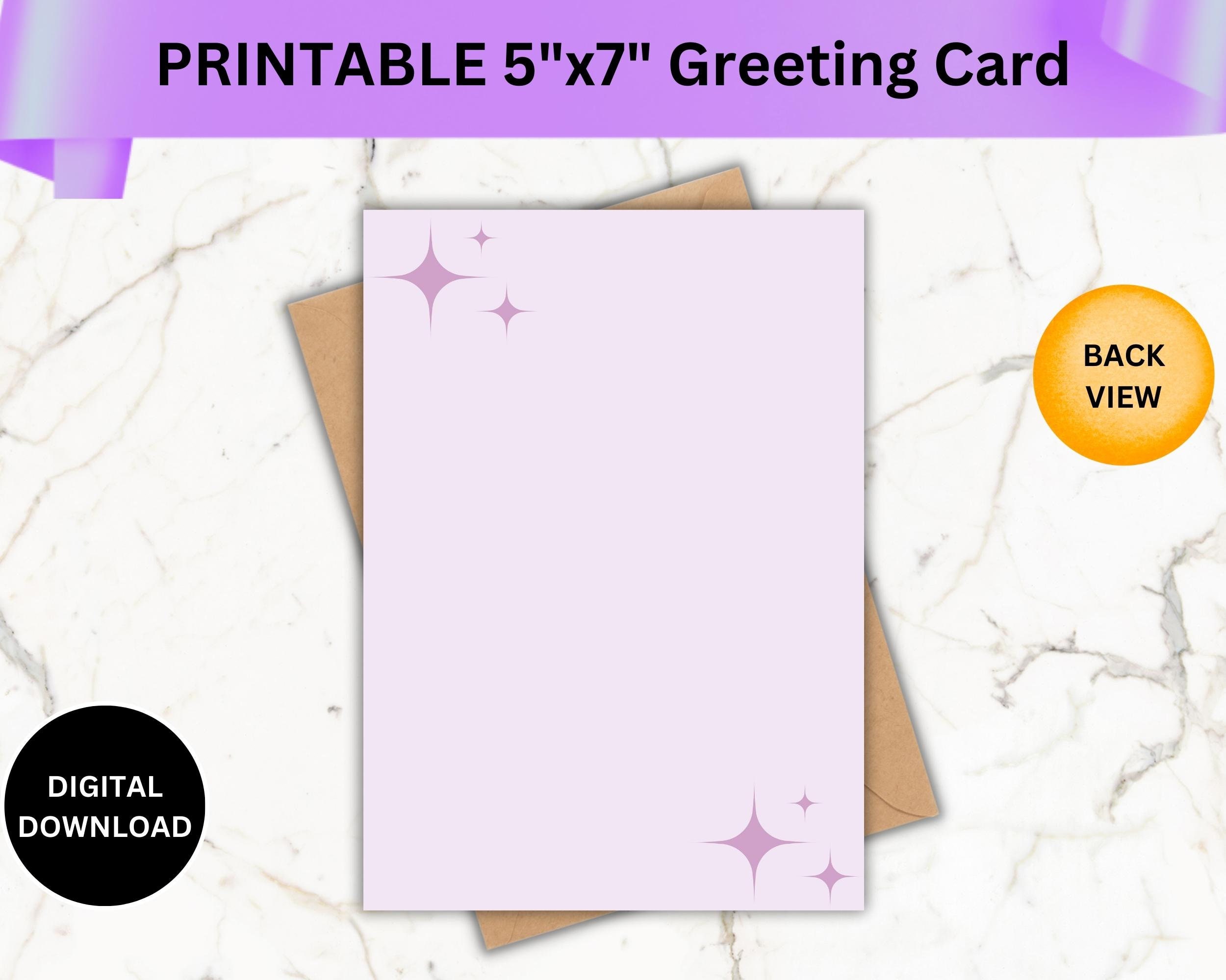 Instant Download Birthday Card PDF Birthday Card Print at Home Funny ...