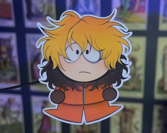 Kenny Vinyl Sticker Fan Art Cartoon