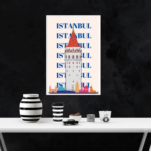 Istanbul Druck, Istanbul Poster, Istanbul Wandkunst, Istanbul Kunst, Türkei Druck, Istanbul Türkei, Türkei Wandkunst, Türkei Poster