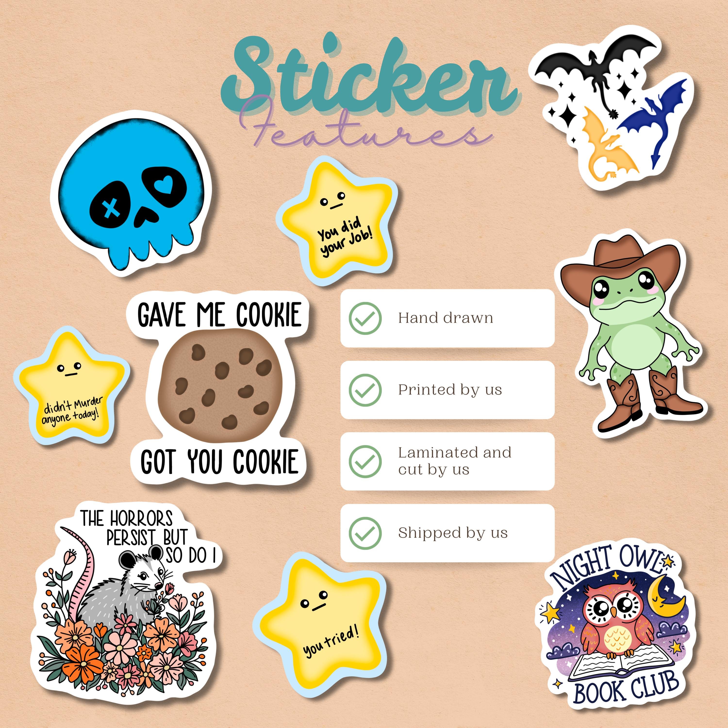 Orbit Gum Commercial Sticker Lint Licker Cootie Queen 90s Sticker