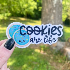 Cookie sticker sugar cookie sticker baking sticker for baker gift ideas for baker chef gift idea cute cookie sticker gift idea for her