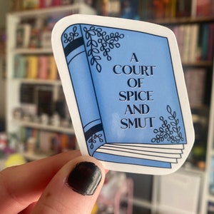 Book sticker kindle sticker acotar sticker spicy book sticker smut sticker fantasy sticker for book lover gift idea ACOTAR sticker gift idea
