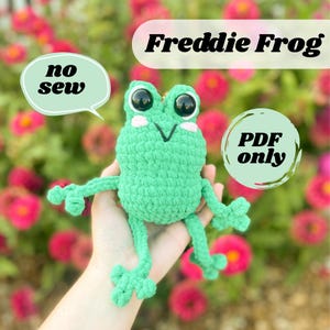 No sew crochet pattern frog crochet pattern crochet frog crochet plushie crochet pattern frog lover cute crochet for beginner crochet