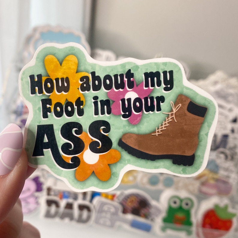 That 70's show stickers grappige sticker Kelso-sticker sticker jaren 70 regenboogsticker nostalgische sticker cadeau voor vrienden cadeau-idee voor haar floral foot