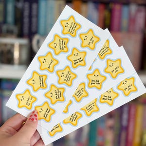 Gold star sticker sheet funny sticker snarky sticker job sticker work sticker coworker planner sticker gift for coworker boss gift idea