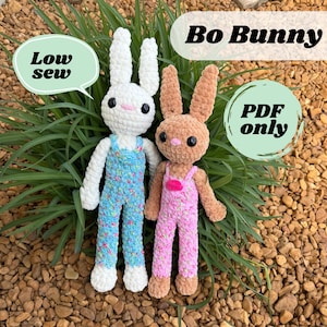 Bunny crochet pattern low sew bunny easter crochet pattern amigurumi crochet pattern market make crochet easy beginner friendly crochet