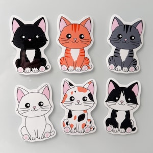 Pet sticker cat sticker kitten sticker animal sticker cat lover cat lady sticker cat mom gift for cat lovers gift idea for her kids gift