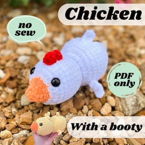 Crochet chicken pattern crochet duck amigurumi pattern crochet pattern crochet market make funny crochet pattern for beginners