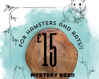 15 PFUND MYSTERY BOX für Hamster/Ratten und andere kleine Tiere