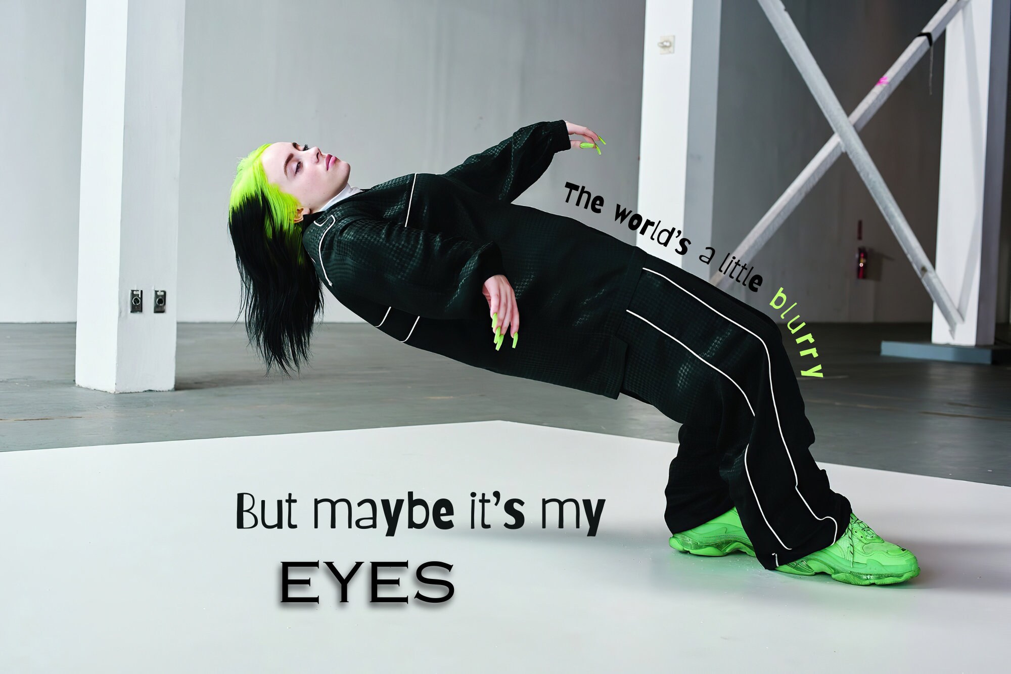 Billie Eilish Poster, Billie Eilish, Billie Eilish Merch, Billie Eilish Print, 12 x 18 Print