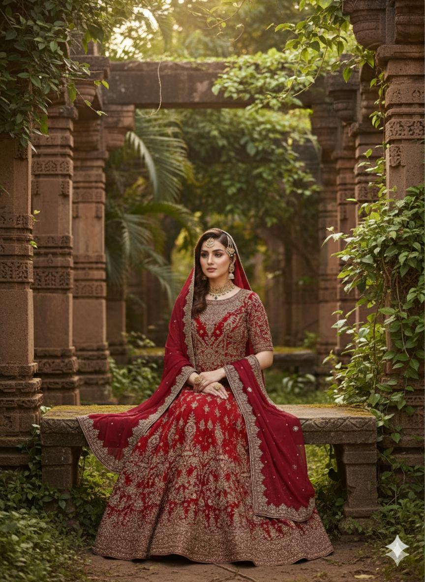 Robe De Mariage Bollywood Pakistanaise Pour Fête En Salwar Kameez Designer