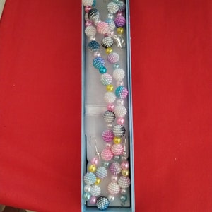 Necklace and earrings