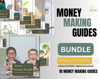 Money Making Guides BUNDLE 10 Edition, Side Hustles, Money Making Ideas, Digital Download, Instant Access, Etsy Bestsellers