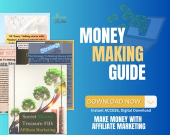 Money Making Guide Affiliate Marketing Edition, Side Hustles, Money Making Ideas, Digital Download, Instant Access, Etsy Bestsellers