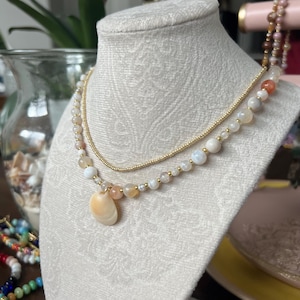 Coral Beaded Necklace