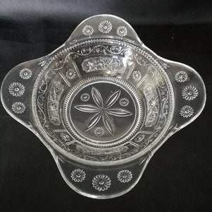 Antique Handled Bowl / Plate by Bryce Brothers- Willow Oak Pattern