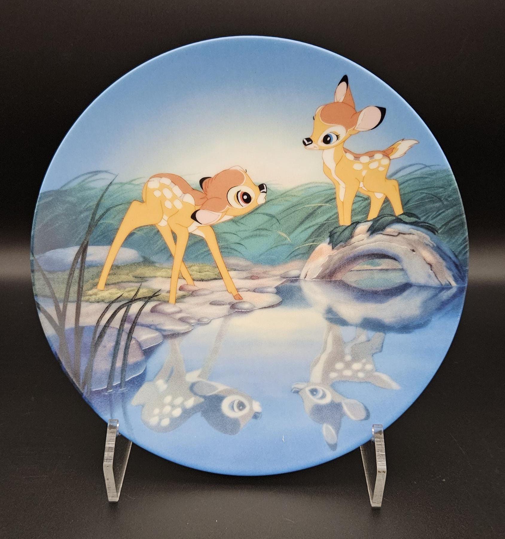 Vintage Bambi Collector Plates - Edwin Knowles Porcelain, Set of 5