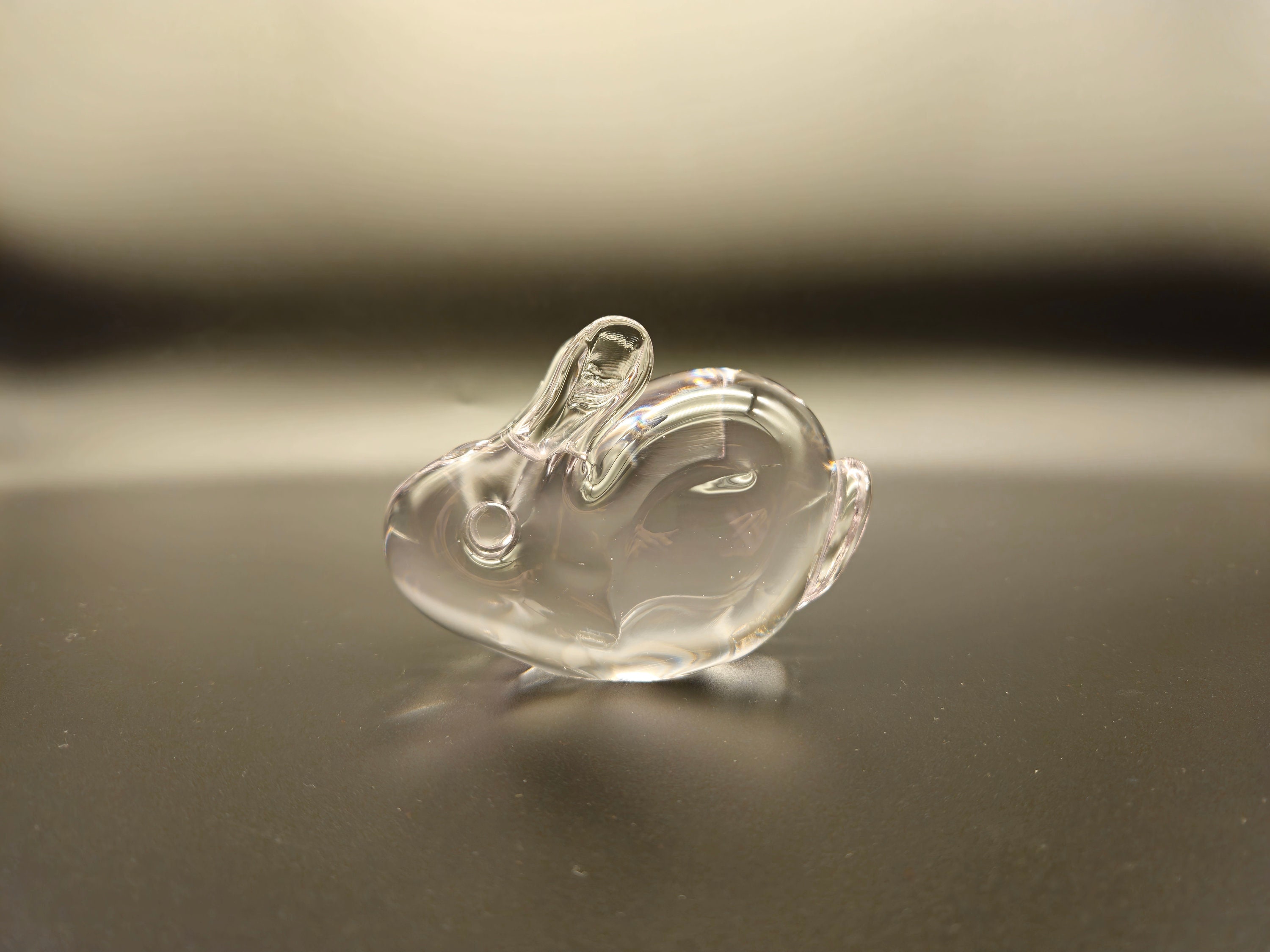 ガラスオブジェ Square Crystal Internal Laser Engraving 3D Tiger Glass Art