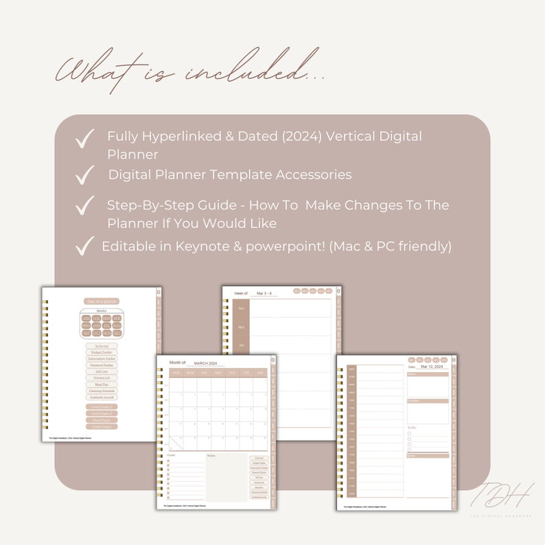 2024 Ultimate PLR Planner to Sell Dated Digital Planner PLR Etsy