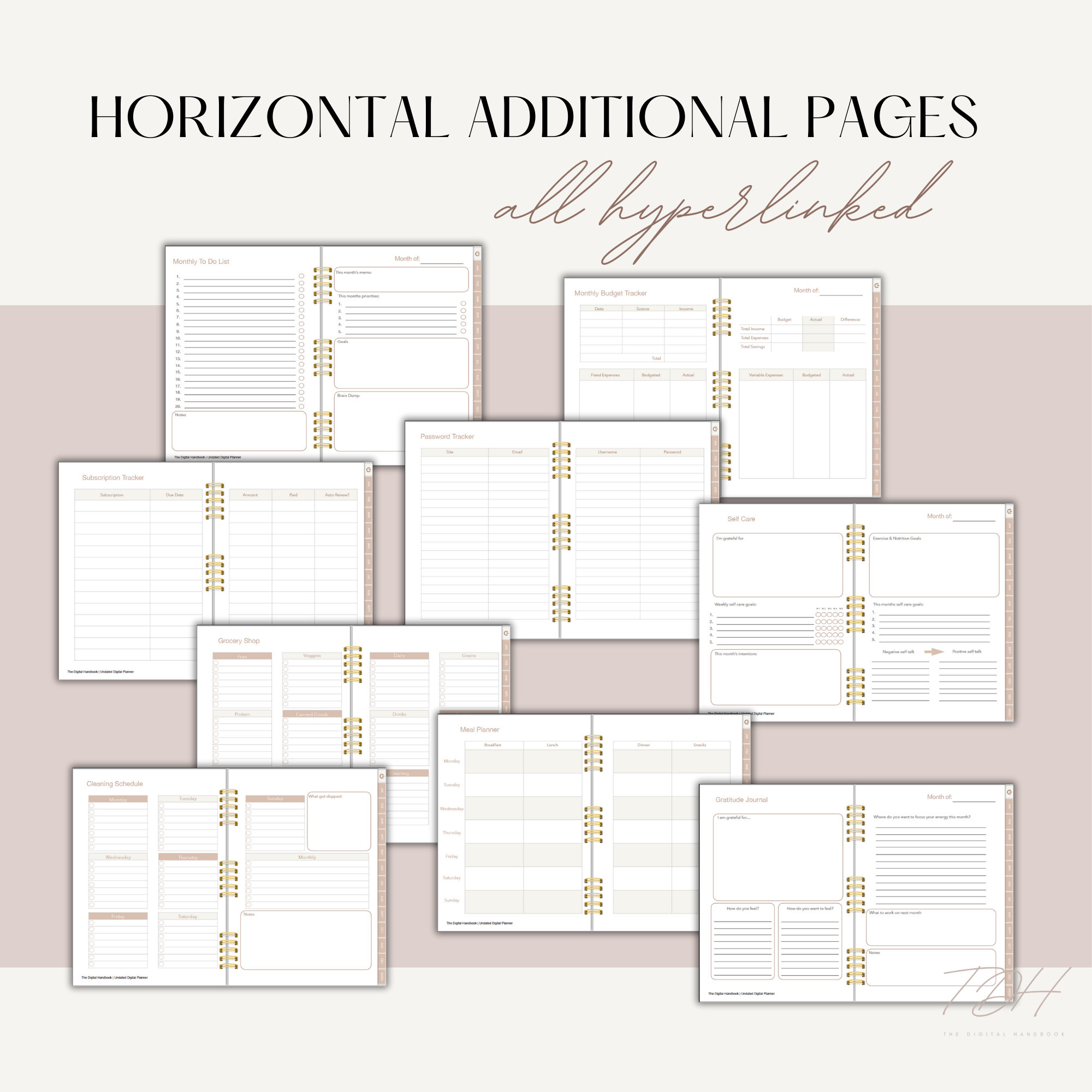 Planner Bundle, PLR Planner to Sell, PLR Digital Planner, PLR Templates