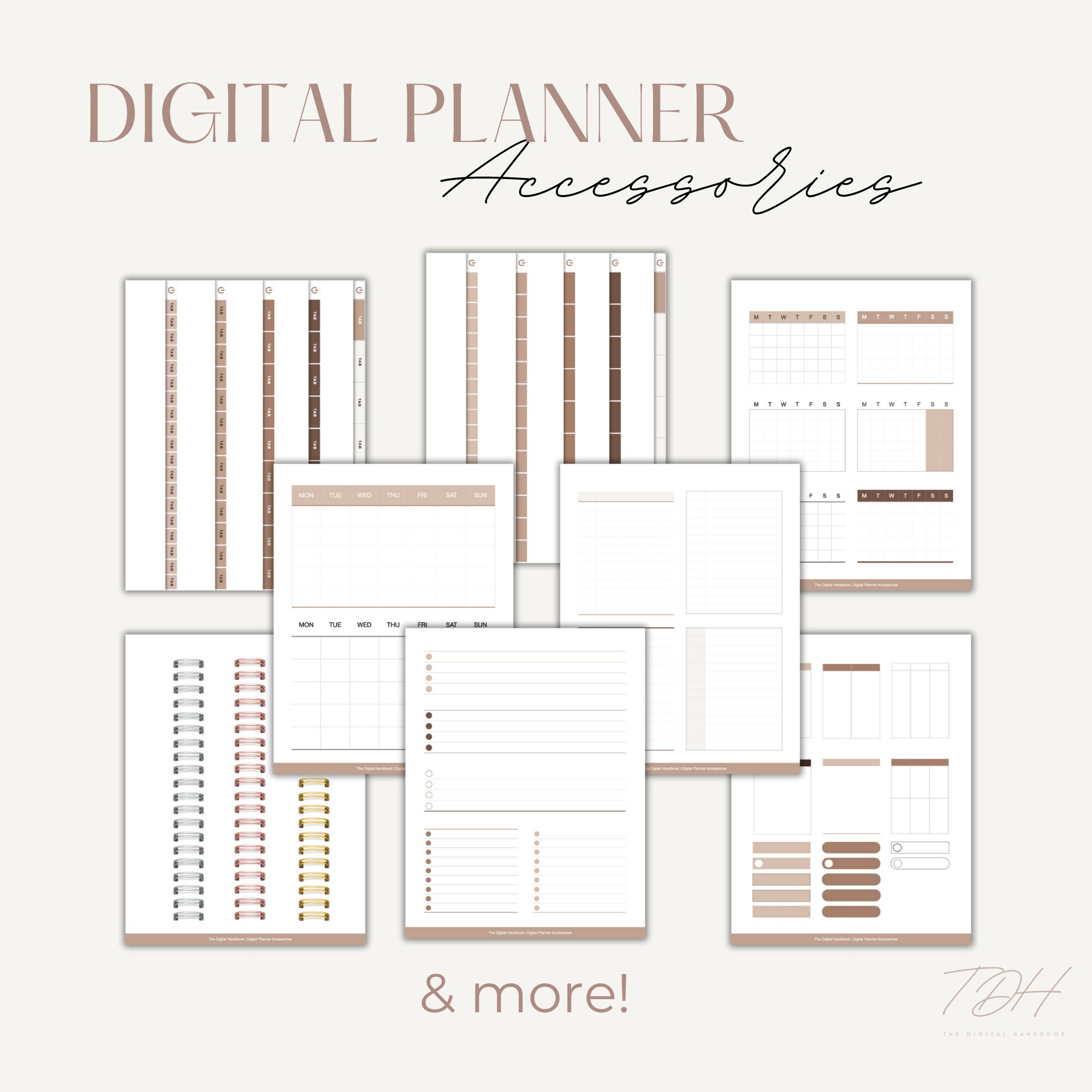 Digital Planner Template, Digital Planner PLR, PLR Templates, PLR
