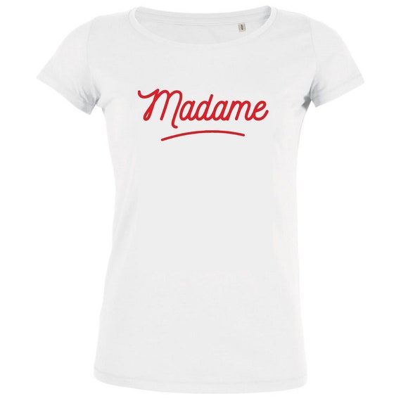 Madame / Monsieur Premium Organic Cotton T-shirt - Etsy Madame / Monsieur Premium Organic Cotton T-shirt - Etsy