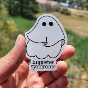 Imposter Syndrome Boo Sticker
