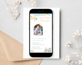 Plantilla de invitación para funeral infantil, invitación para servicio conmemorativo de bebé, celebración de la vida de un niño pequeño, anuncio de funeral infantil editable