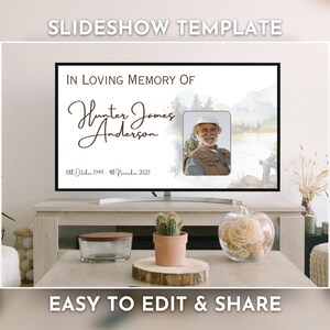 Presentación de diapositivas para funerales de Forever Fishing, video conmemorativo de un pescador, recuerdo funerario, presentación funeraria, collage de fotos para celebrar la vida