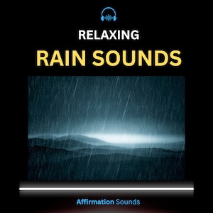 Rain Sounds Audio - Relaxing Heavy Rain and Thunder Sound Effect for Sleeping - Nature Meditation - (6 Hours) - Audio Download