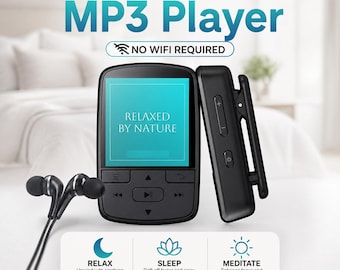Preloaded Sleep Sounds MP3 Player – 64GB No WiFi Player for Sleep, Relaxation & Meditation
