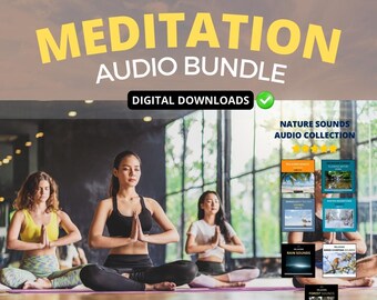Ultimate Meditation Audio Sounds Bundle for Relaxation, Stress Relief and Sleep - Audio Download