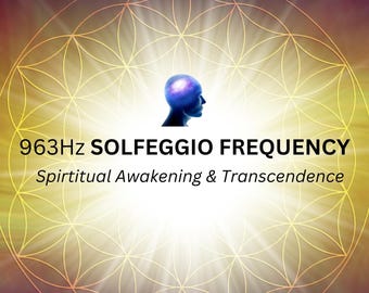 963 Hz Solfège Frequentie Geluid | Healing-toon van 8 uur voor spiritueel ontwaken, transcendentie en diepe meditatie - directe audiodownload