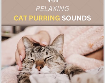 Cat Purring Sounds for Relaxation & Sleeping - 4 Hour Audio for Stress Relief (Audio Download)