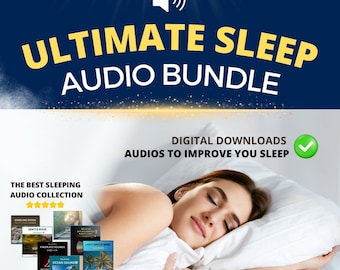 Paquete de audio para dormir: sonidos de la naturaleza relajantes, tranquilos y relajantes: paquete completo para dormir: descarga de audio