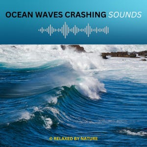 Ocean Waves Crashing Sounds 6-Hour Audio Download | Therapeutic Nature Sound for Sleep, Stress Relief, Anxiety Reduction, Focus & Relaxation