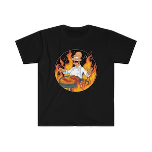 ¡Camisa del empollón de la parrilla de Homer! ¡Regalo de la camiseta del día de padres de la parrilla del Bbq de Homer Simpson! ¡Camiseta divertida del gráfico del meme del día de padres!