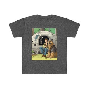 Han Solo Chewbacca Dog Nerd Shirt, Star Wars Graphic, Funny Star Wars, Meme Father's Day Gift, Pet Dad Shirt, Funny Star Wars Pet Dad Tee