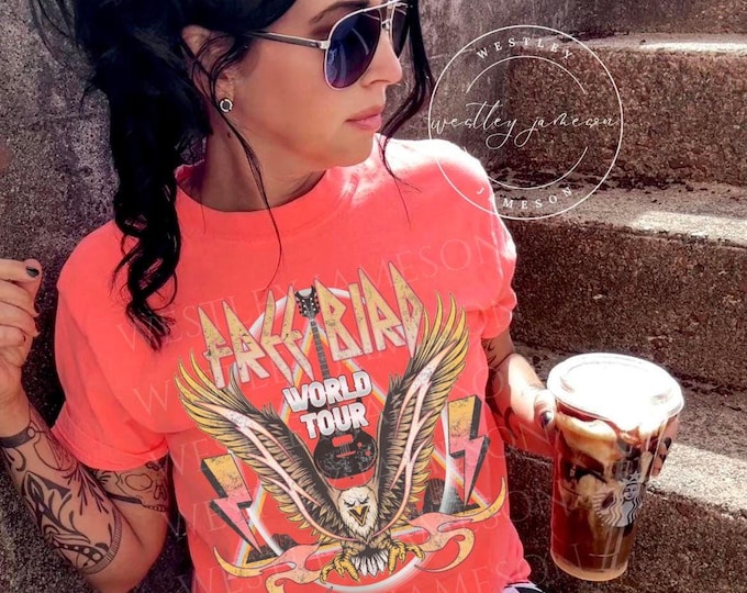 Free Bird Shirt, Vintage Distressed Shirt, Free Bird Tee, Retro Music Shirt, Comfort Colors Boho TShirt, Rock Lover Shirt, Old School Tee