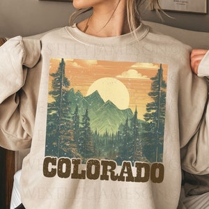 Colorado Sweatshirt, Colorado Mountains Sweatshirt, Colorado Graphic Sweatshirt, Colorado Sweater, Rocky Mountains Sweatshirt, National Park