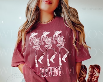 Western Howdy Shirt, Cowboy T-Shirt, Rodeo Shirt, Cowgirl Shirt, Western Shirt, Country Girl Shirt, Country Music Shirt, Wild West, Yeehaw