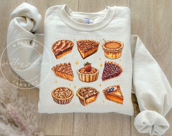 Pumpkin Pie Sweatshirt, Fall Shirt, Thanksgiving Gift, Thanksgiving Sweatshirt, Thanksgiving Shirt for Women, Fall Apparel, Fall Sweater