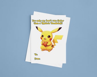 Tarjeta de San Valentín para niños / Imprimir San Valentín para niños / digital para imprimir San Valentín divertido