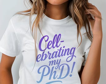 Science PhD Unisex Vintage T-shirt, Biology Chemistry Gift Tee, Scientist Apparel, Graduation Present