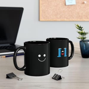 Funny Face Laugh and Crazy Face Coffee Mug, Cute Humor Novelty Tea Cup, Silly Smiley Emoji Gift, Quirky Beverage Mug, Unique Kitchen
